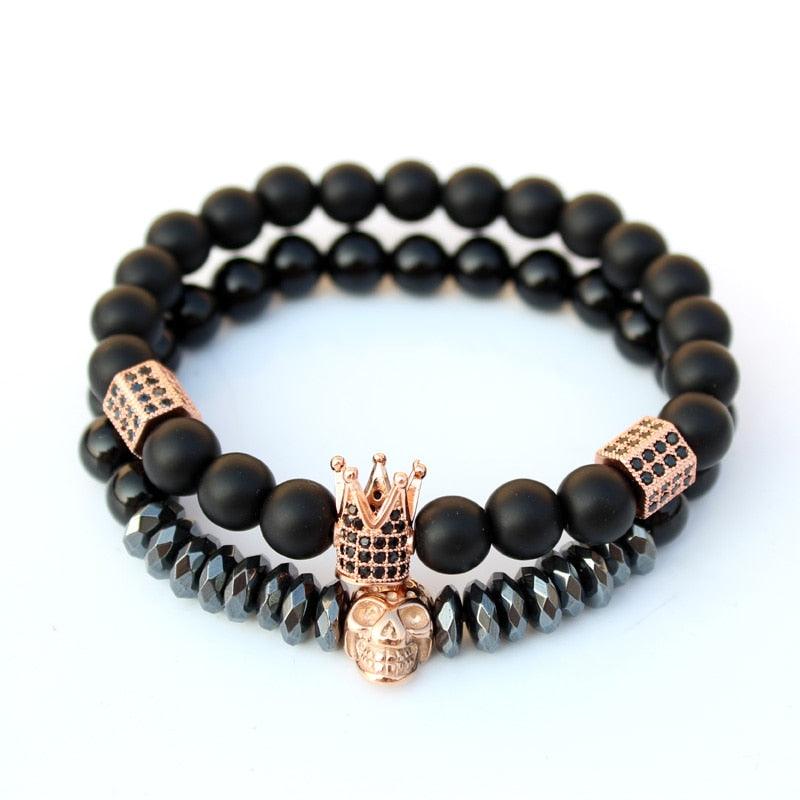 Matte Oxyn Stone Bead Bracelets Bracelets - The Burner Shop