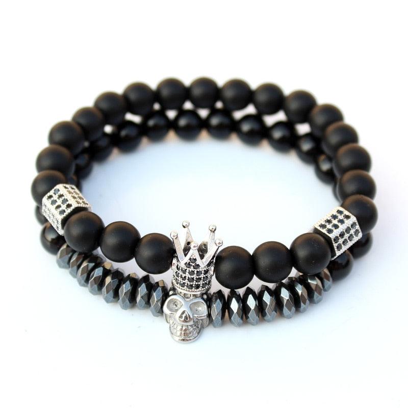 Matte Oxyn Stone Bead Bracelets Bracelets - The Burner Shop