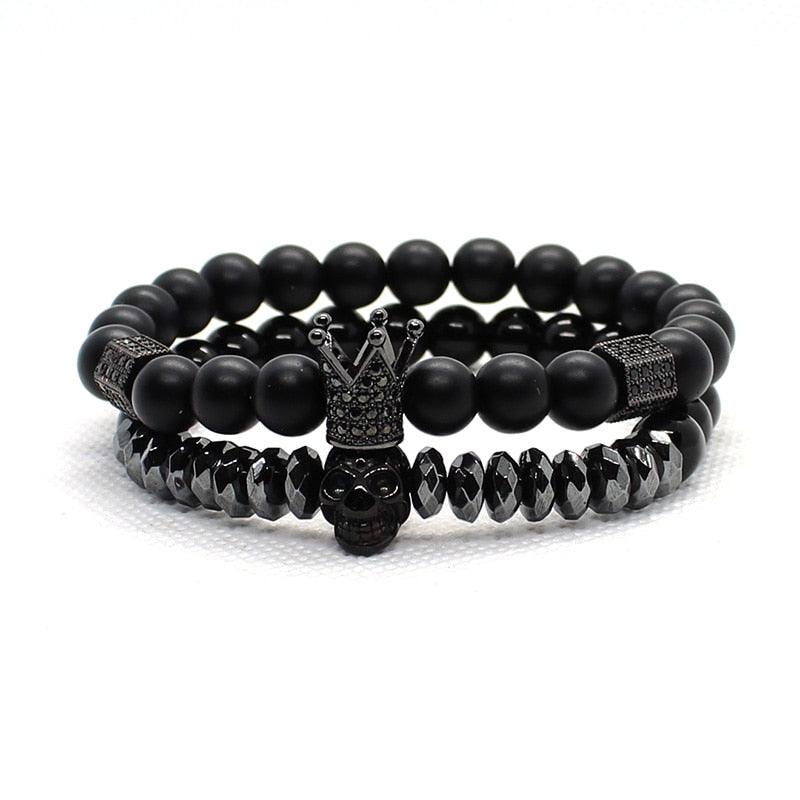 Matte Oxyn Stone Bead Bracelets Bracelets - The Burner Shop