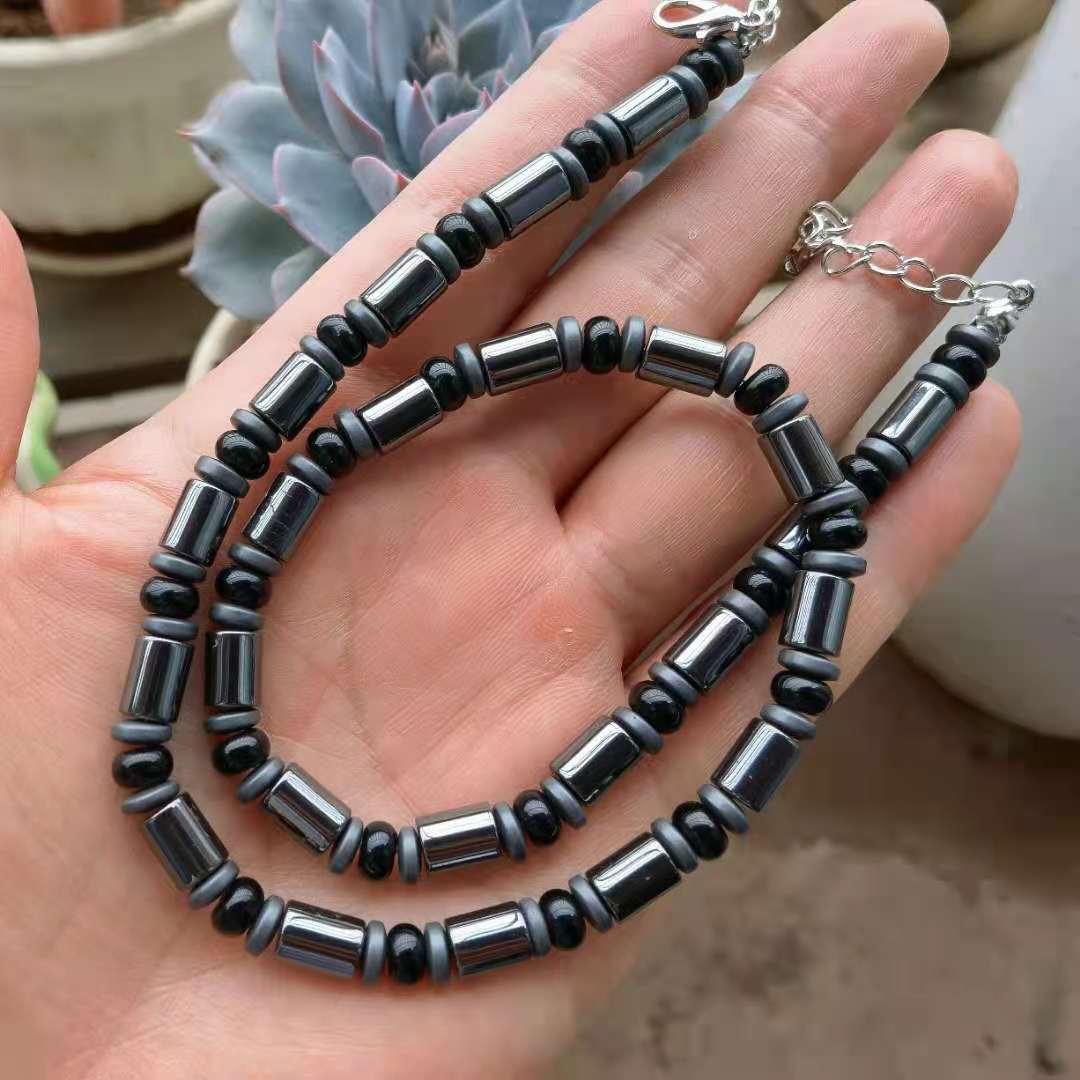 Men's Stone Beaded Necklace Necklaces - The Burner Shop