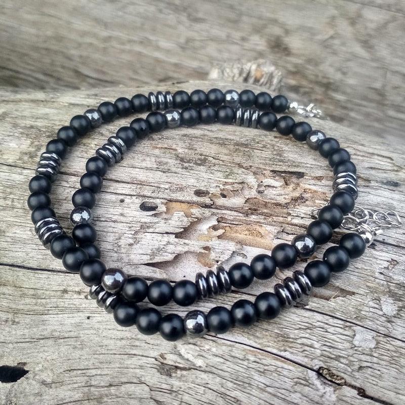 Men's Stone Beaded Necklace Necklaces - The Burner Shop