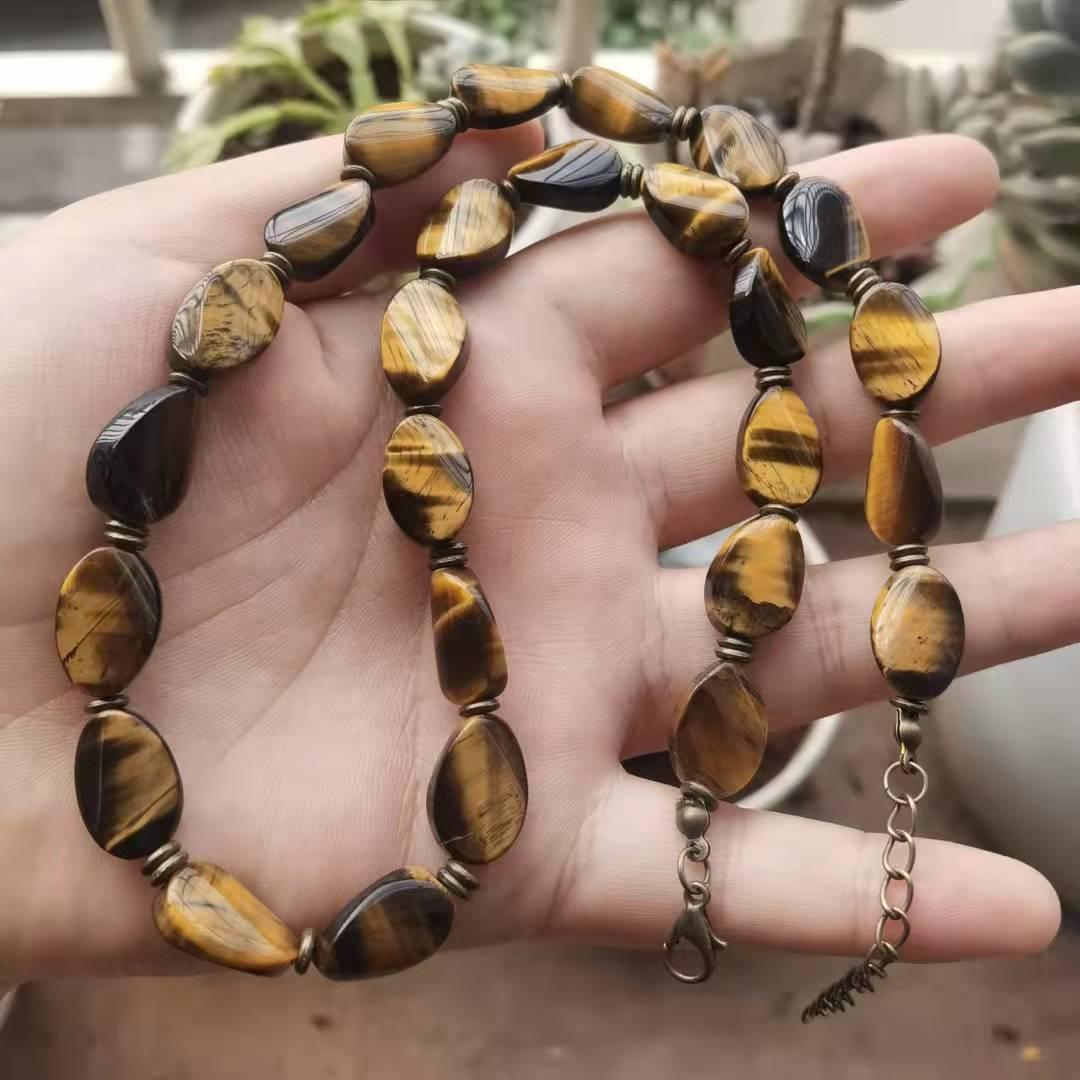 Men's Stone Beaded Necklace Necklaces - The Burner Shop