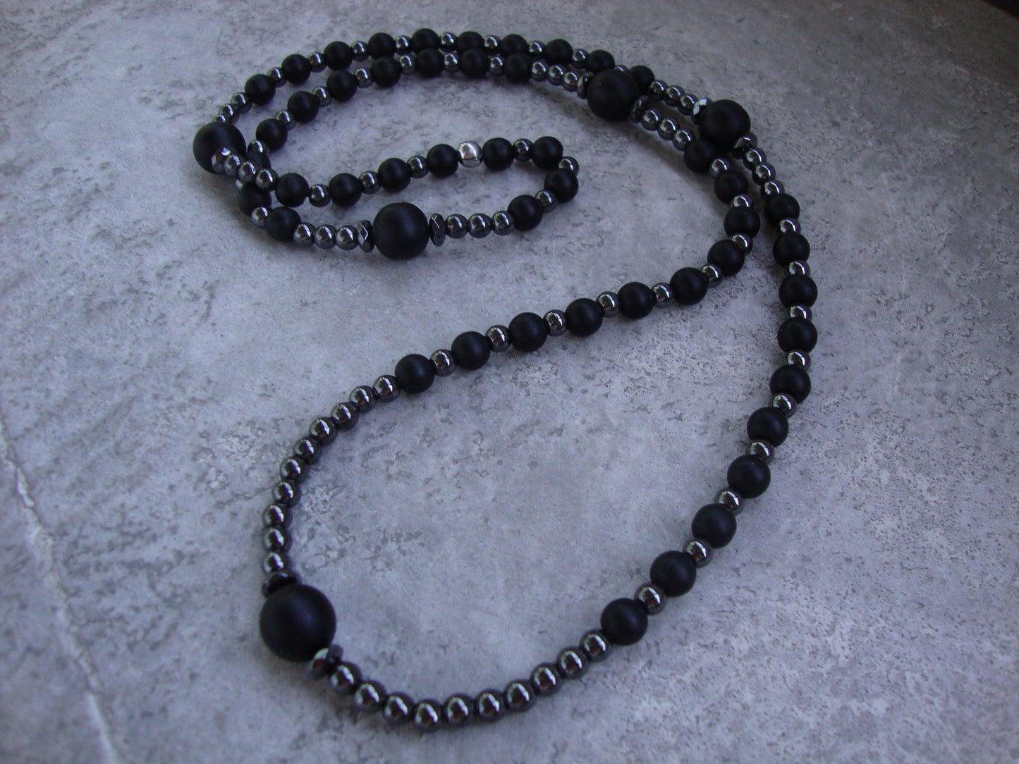 Men's Stone Beaded Necklace Necklaces - The Burner Shop