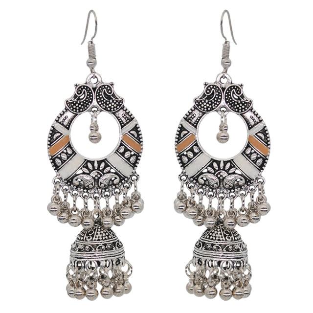 Metal Coin Drop Earrings Earrings - The Burner Shop