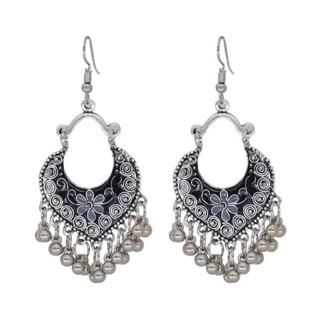 Metal Coin Drop Earrings Earrings - The Burner Shop