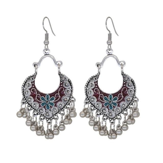Metal Coin Drop Earrings Earrings - The Burner Shop