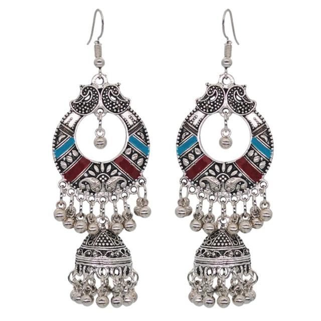Metal Coin Drop Earrings Earrings - The Burner Shop