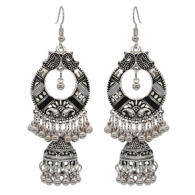 Metal Coin Drop Earrings Earrings - The Burner Shop