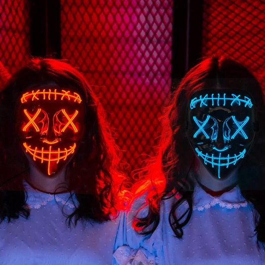 Neon Purge Mask Face Masks - The Burner Shop