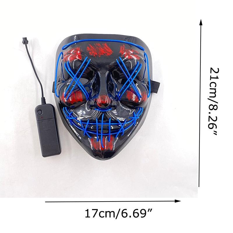 Neon Purge Mask Face Masks - The Burner Shop