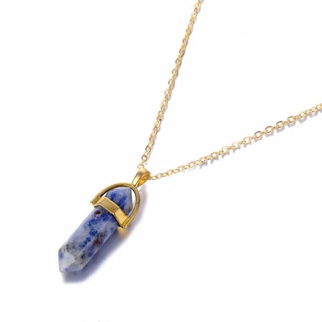 Opal Chrystal Pendant Necklaces - The Burner Shop