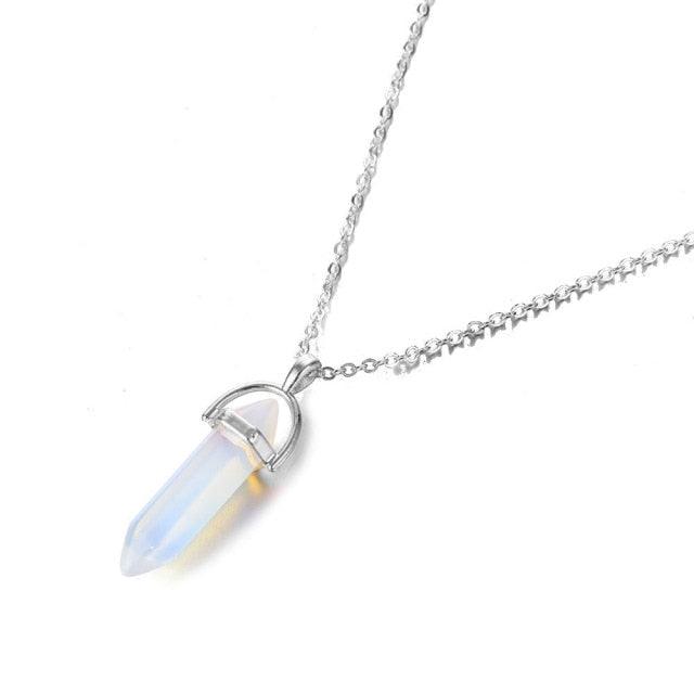 Opal Chrystal Pendant Necklaces - The Burner Shop