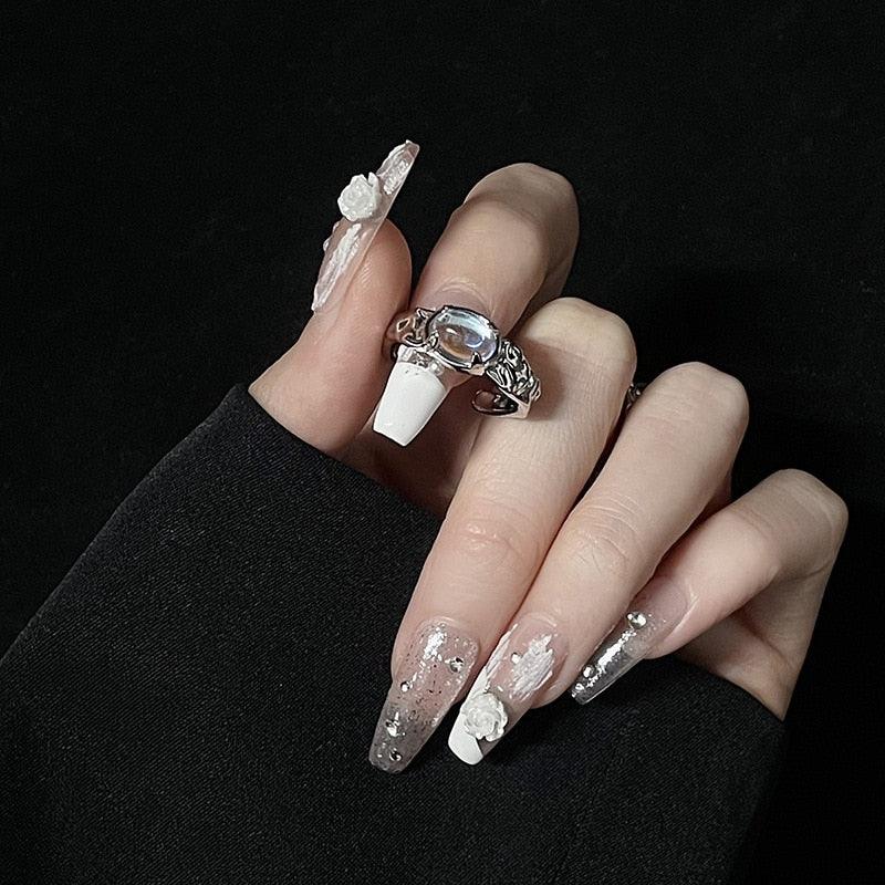 Opal Irregular Natural Stone Ring Rings - The Burner Shop