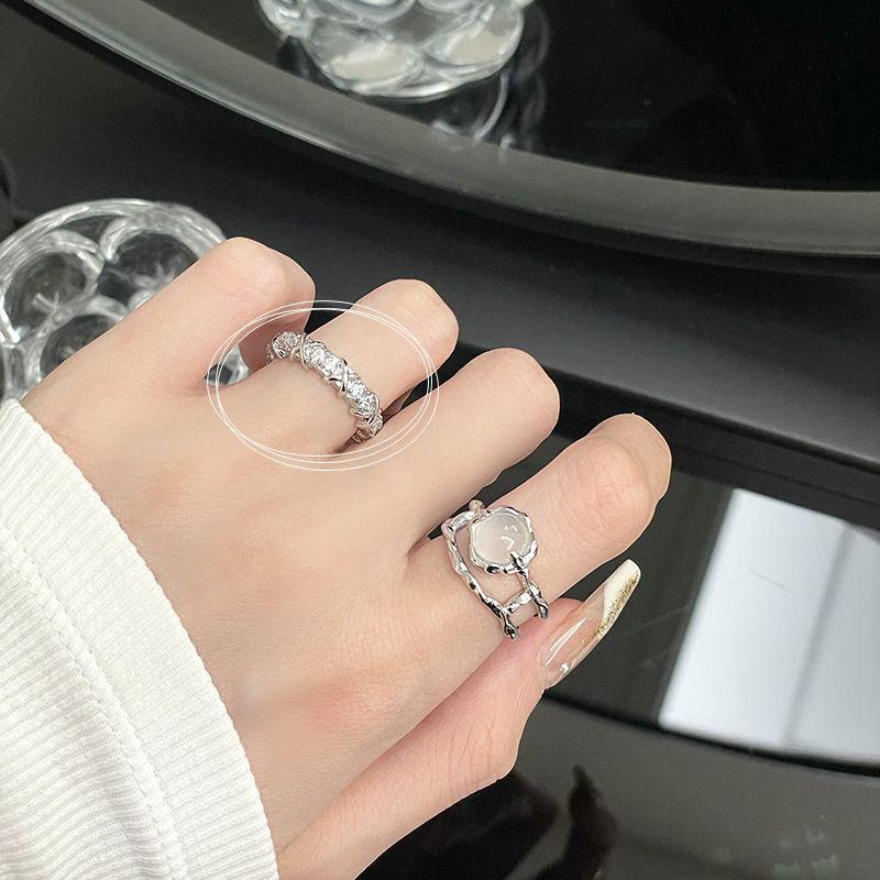 Opal Irregular Natural Stone Ring Rings - The Burner Shop