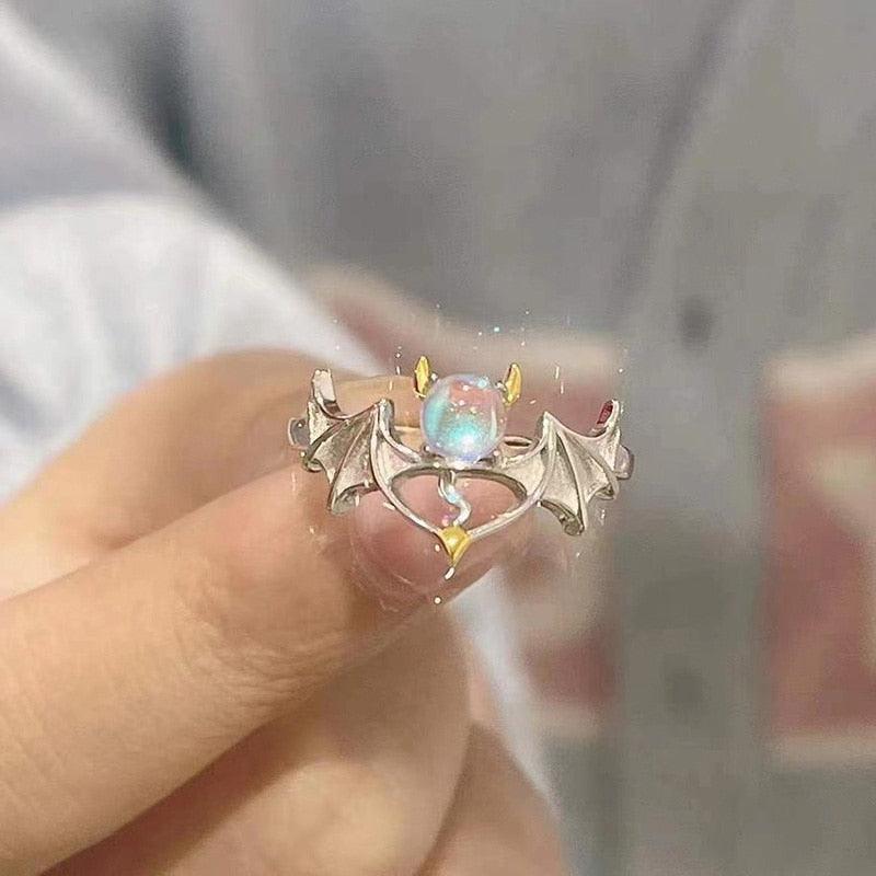 Opal Irregular Natural Stone Ring Rings - The Burner Shop