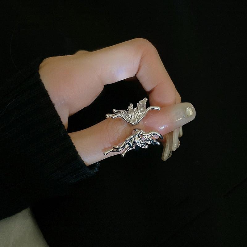 Opal Irregular Natural Stone Ring Rings - The Burner Shop