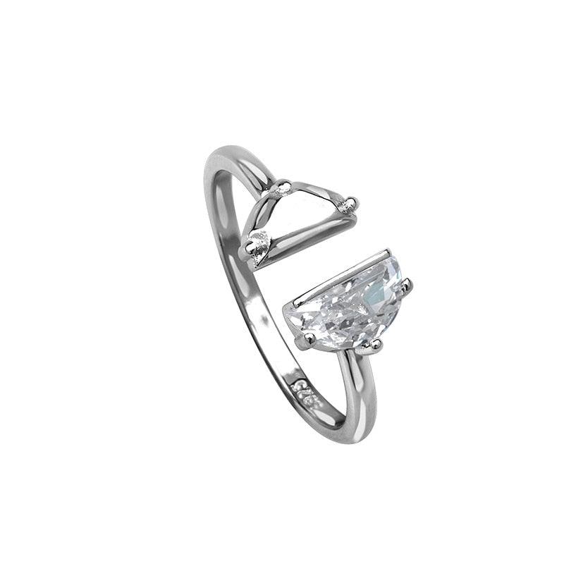 Opal Irregular Natural Stone Ring Rings - The Burner Shop