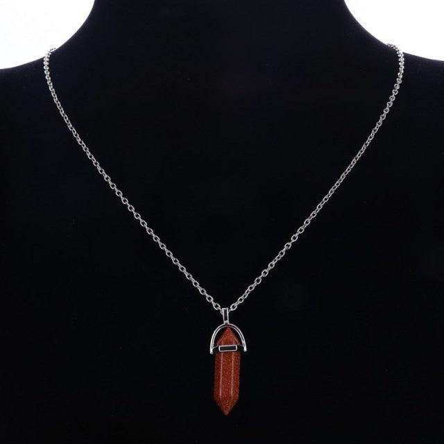 Quartz Stone Pendant Necklaces - The Burner Shop