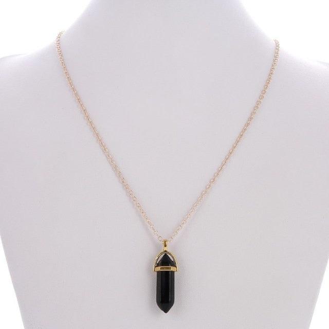 Quartz Stone Pendant Necklaces - The Burner Shop