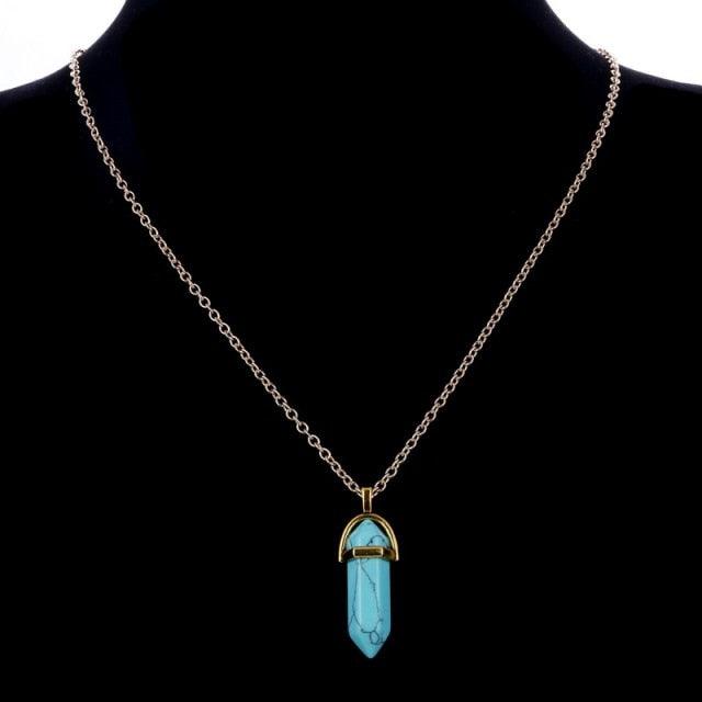Quartz Stone Pendant Necklaces - The Burner Shop