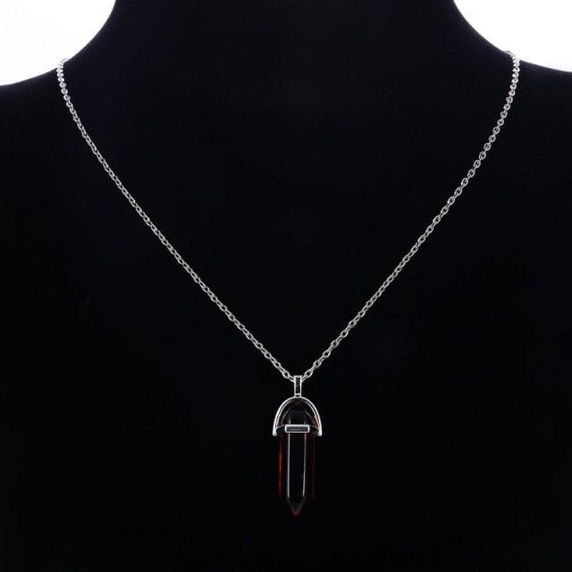 Quartz Stone Pendant Necklaces - The Burner Shop