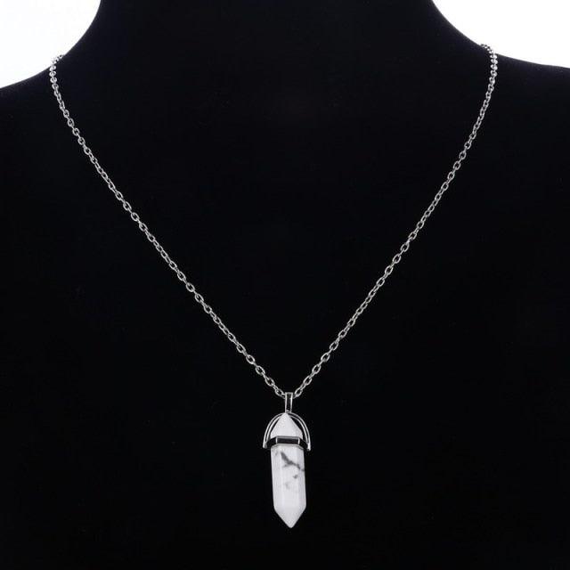 Quartz Stone Pendant Necklaces - The Burner Shop