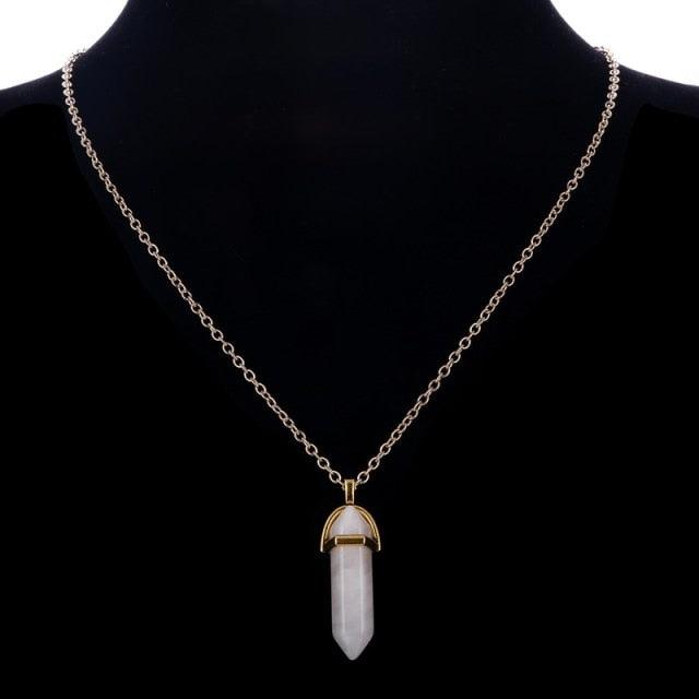 Quartz Stone Pendant Necklaces - The Burner Shop