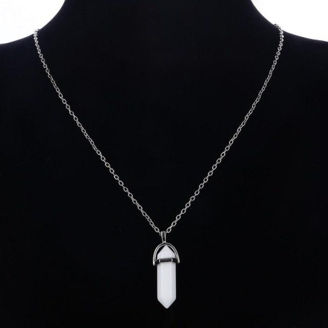 Quartz Stone Pendant Necklaces - The Burner Shop