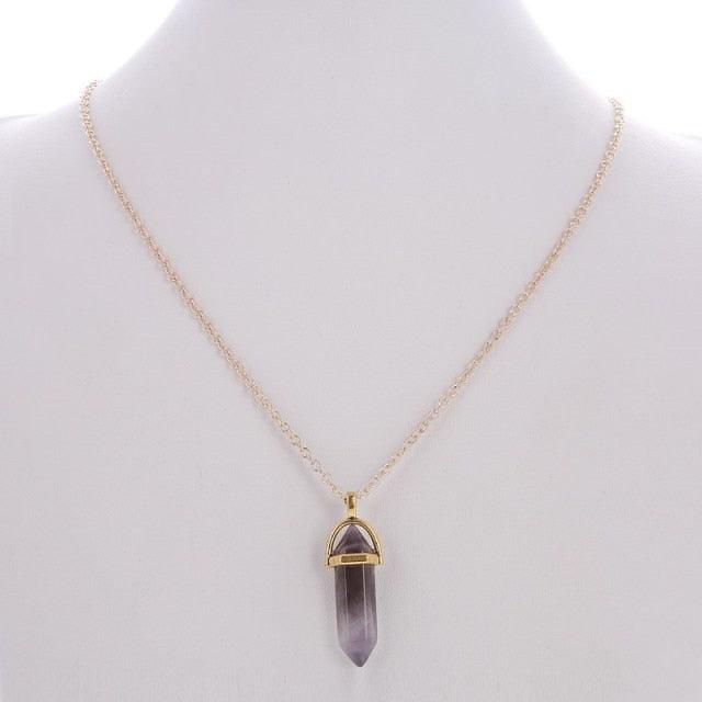 Quartz Stone Pendant Necklaces - The Burner Shop