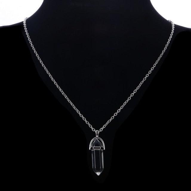 Quartz Stone Pendant Necklaces - The Burner Shop