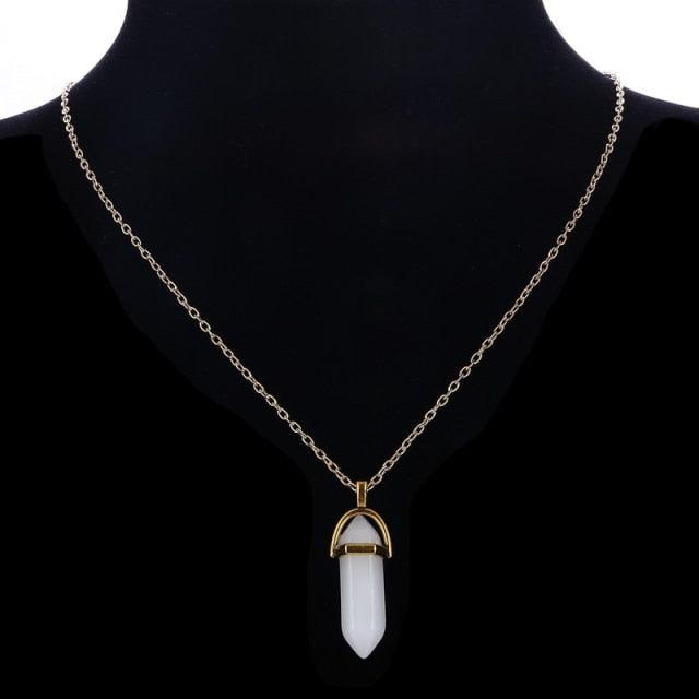 Quartz Stone Pendant Necklaces - The Burner Shop