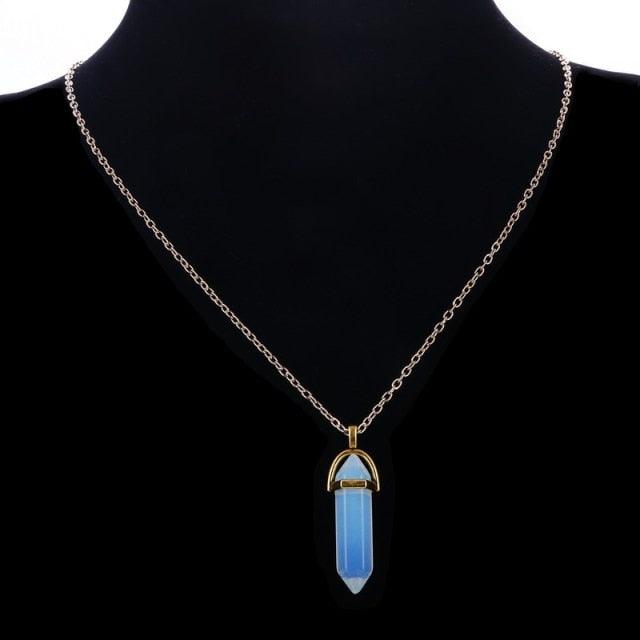 Quartz Stone Pendant Necklaces - The Burner Shop