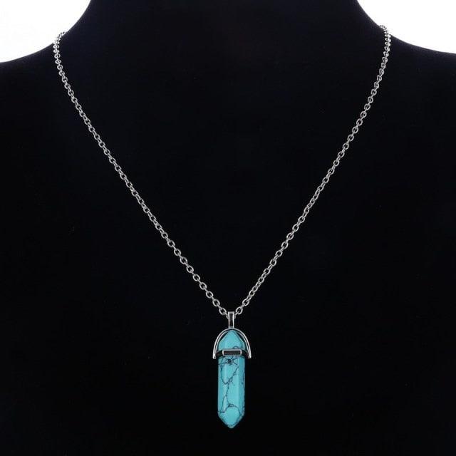 Quartz Stone Pendant Necklaces - The Burner Shop