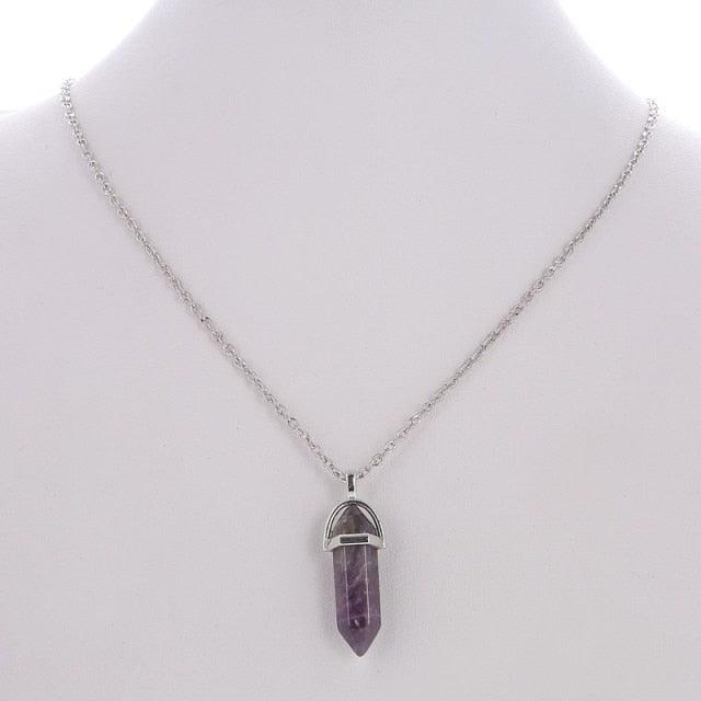 Quartz Stone Pendant Necklaces - The Burner Shop
