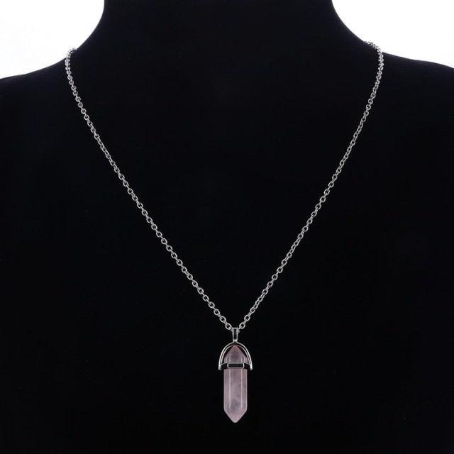Quartz Stone Pendant Necklaces - The Burner Shop