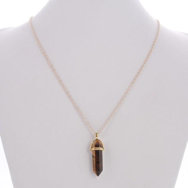 Quartz Stone Pendant Necklaces - The Burner Shop