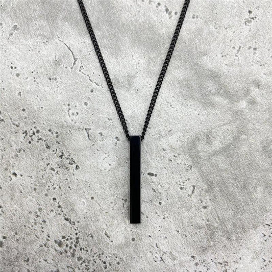 Rectangle Pendant Necklace Necklaces - The Burner Shop