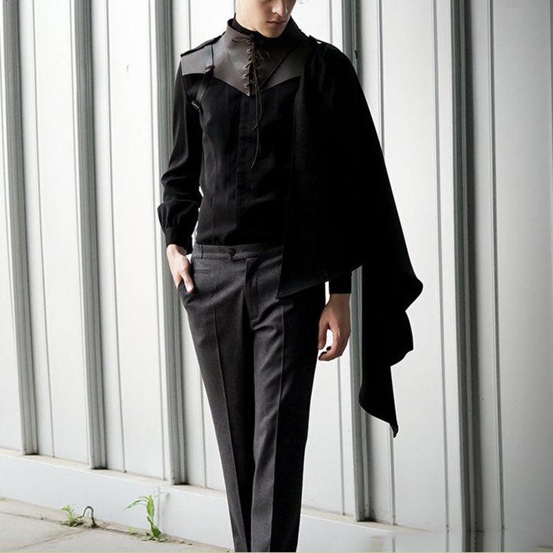 Retro Single Shoulder Cape Shoulder Piece - The Burner Shop