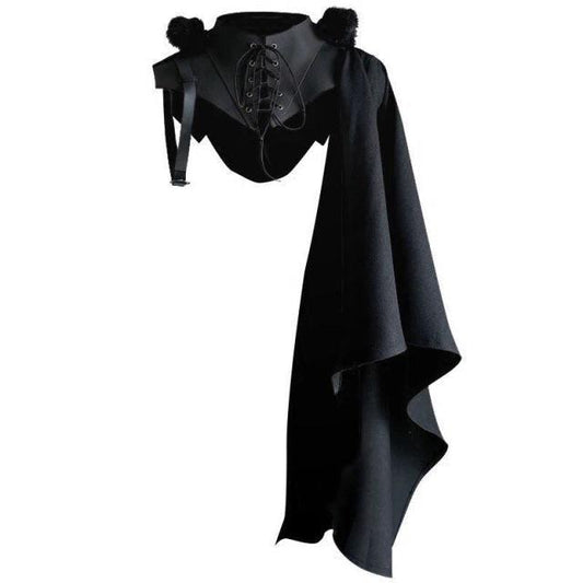 Retro Single Shoulder Cape Shoulder Piece - The Burner Shop