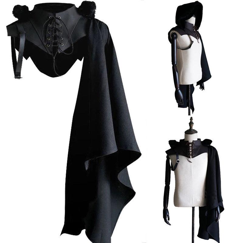 Retro Single Shoulder Cape Shoulder Piece - The Burner Shop