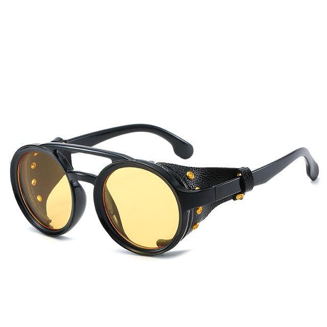 Rexx Steampunk Round Sunglasses Sunglasses - The Burner Shop