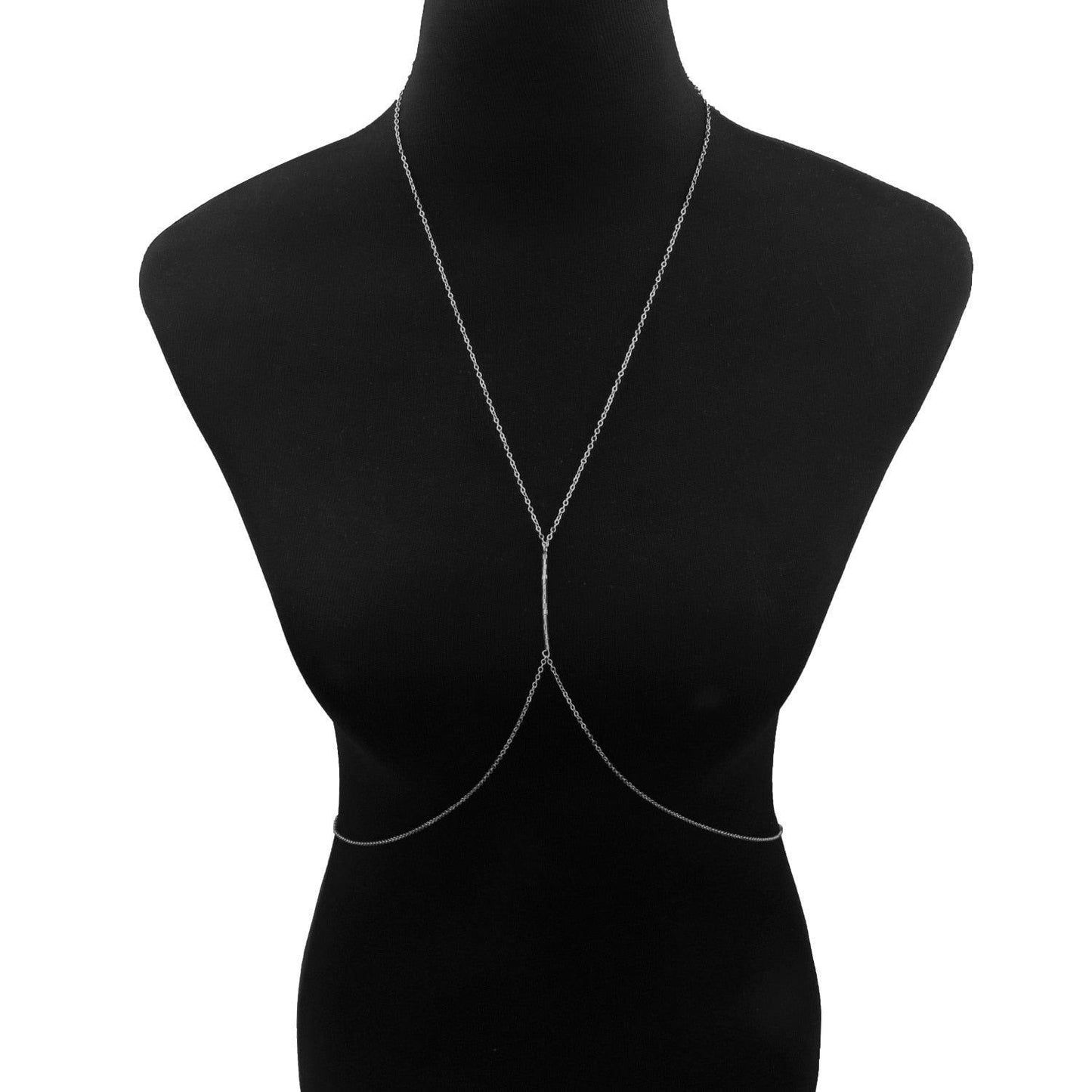 Rhinestones Bra Chain Body Jewelry - The Burner Shop