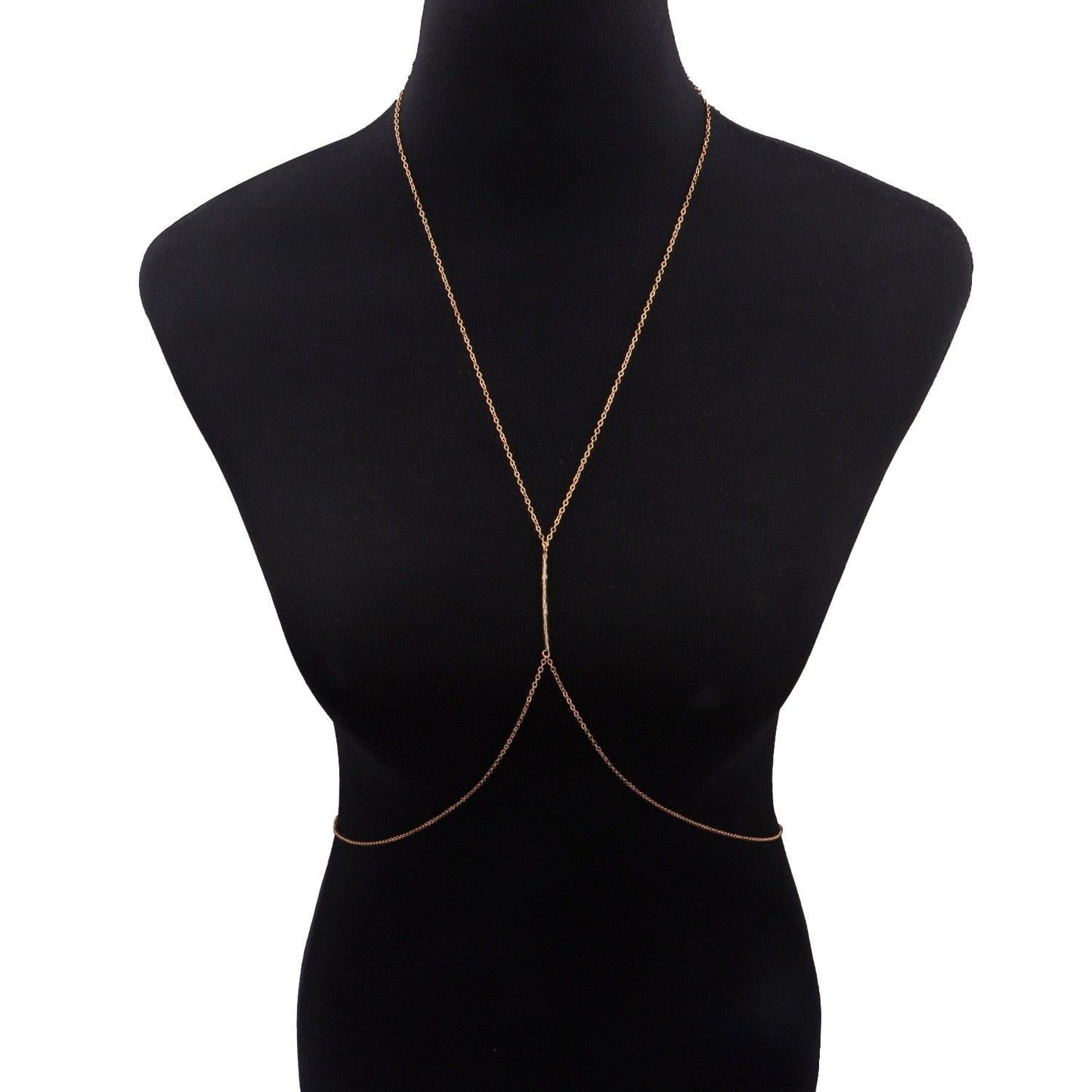 Rhinestones Bra Chain Body Jewelry - The Burner Shop