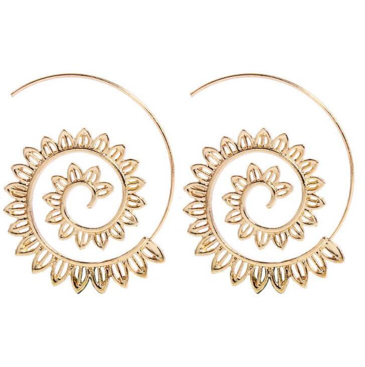 Round Dangler Earrings Earrings - The Burner Shop