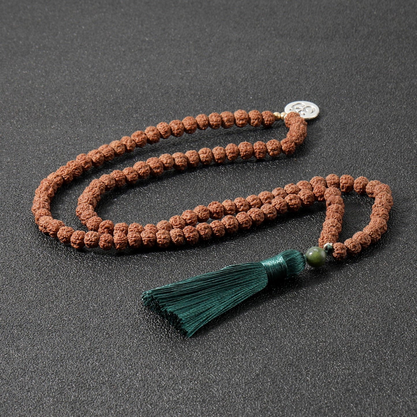 Rudraksha Beaded Necklace Necklaces - The Burner Shop