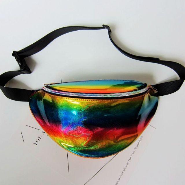 See Through Multi-Colour Fanny Pack Bags - The Burner Shop
