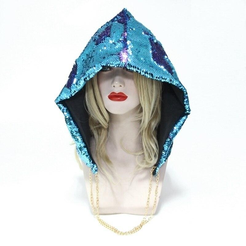 Sequin Party Hood Cap Caps - The Burner Shop