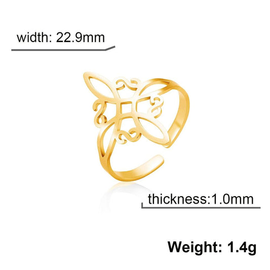 Skyrim Witch Knot Ring Rings - The Burner Shop