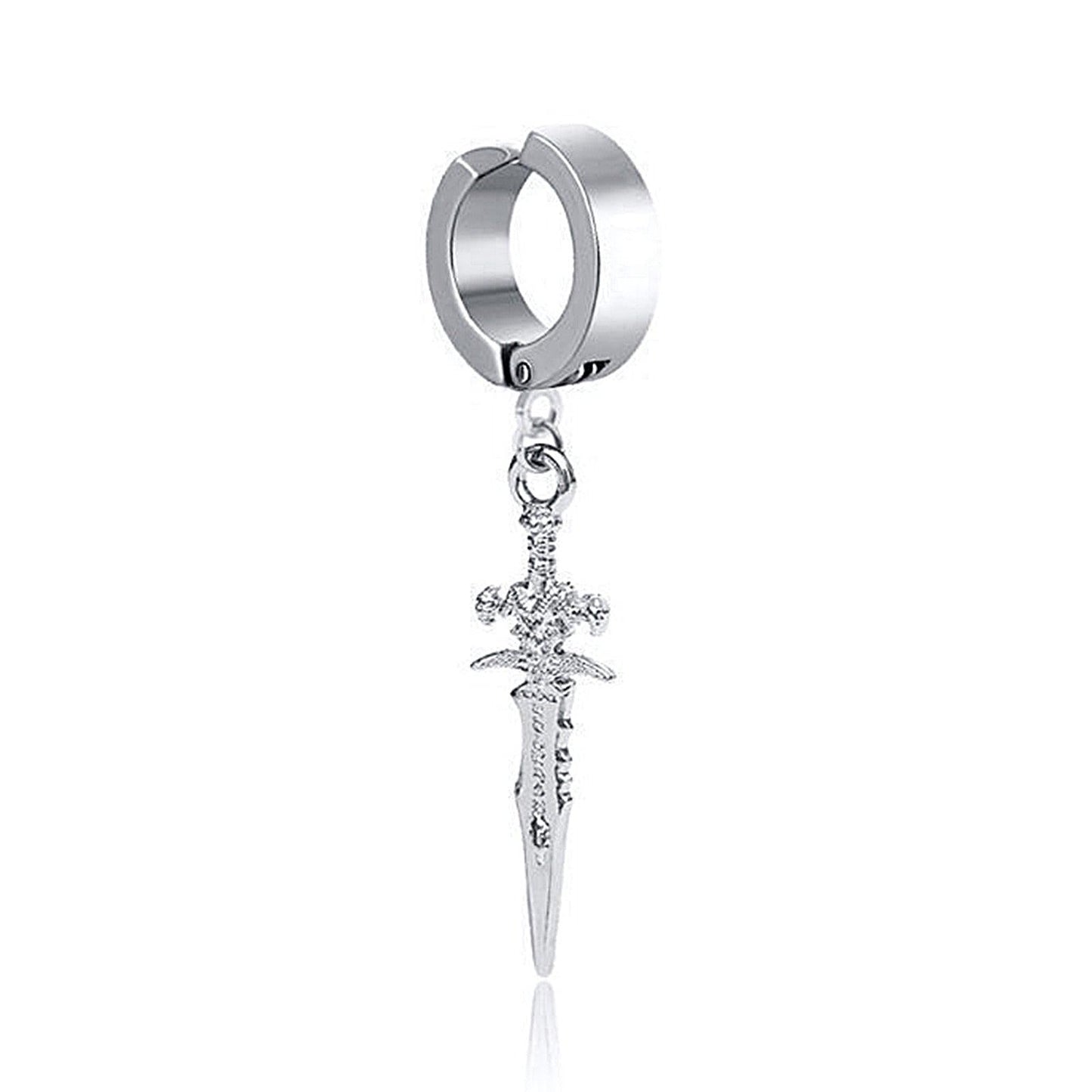 Stainless Steel Clip Earrings Earrings - The Burner Shop