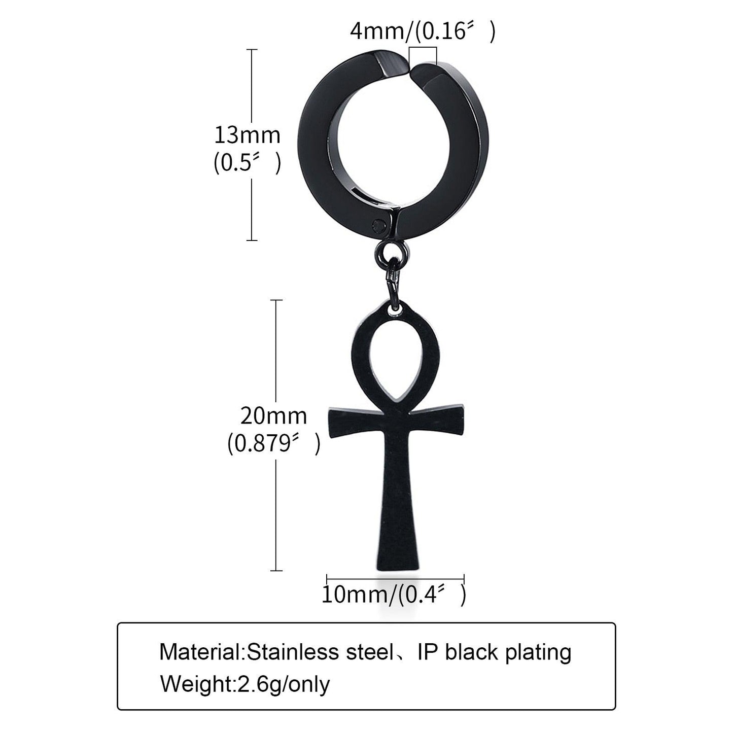 Stainless Steel Clip Earrings Earrings - The Burner Shop